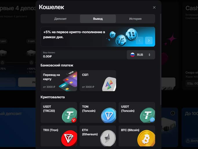 Вывод средств